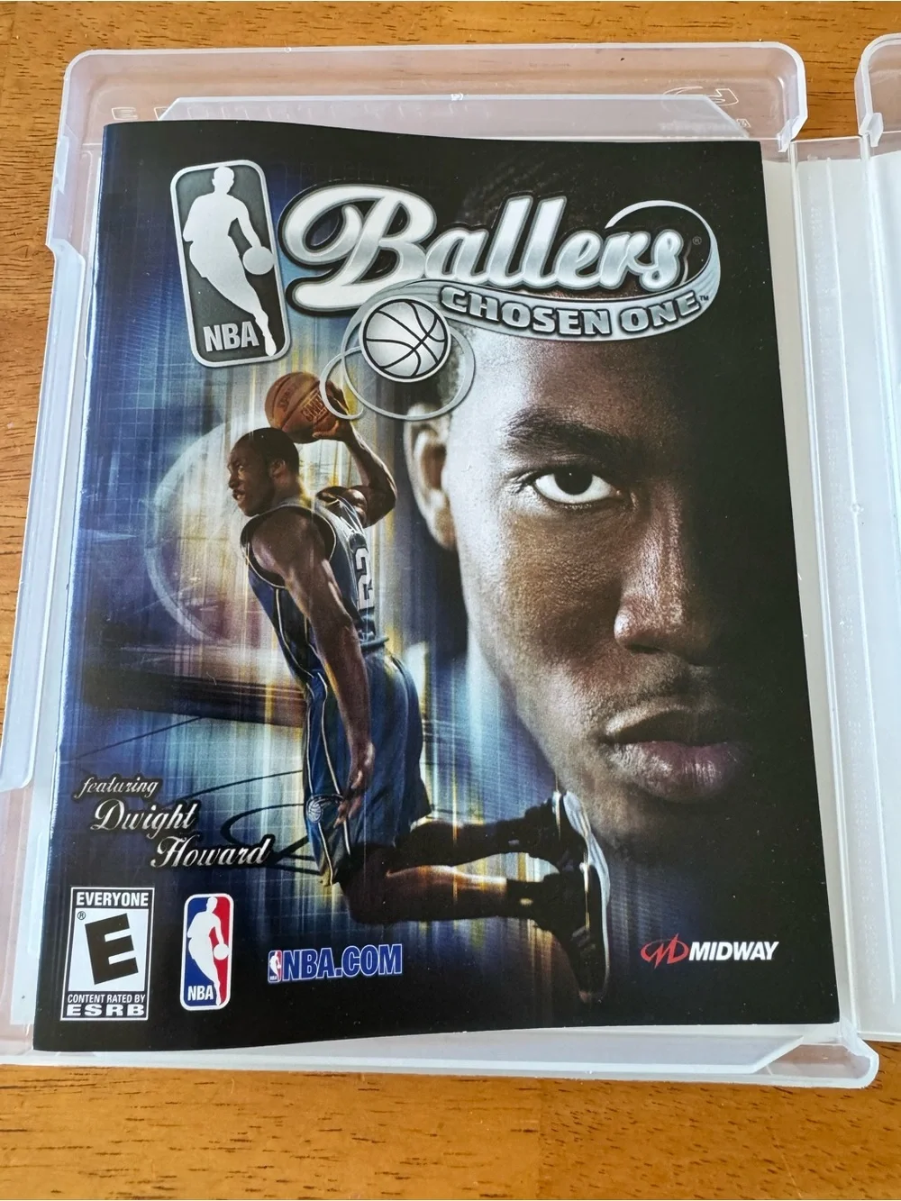 PS3 NBA Ballers Chosen One Basketball Game Disc & Manual Midway - Clean & Tested